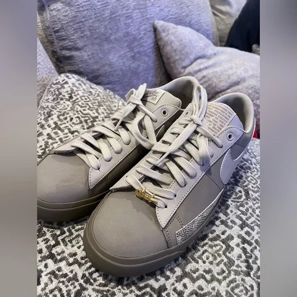 Nike Shoes Forty Percent Against Rights X Blazer Low Sb Khaki